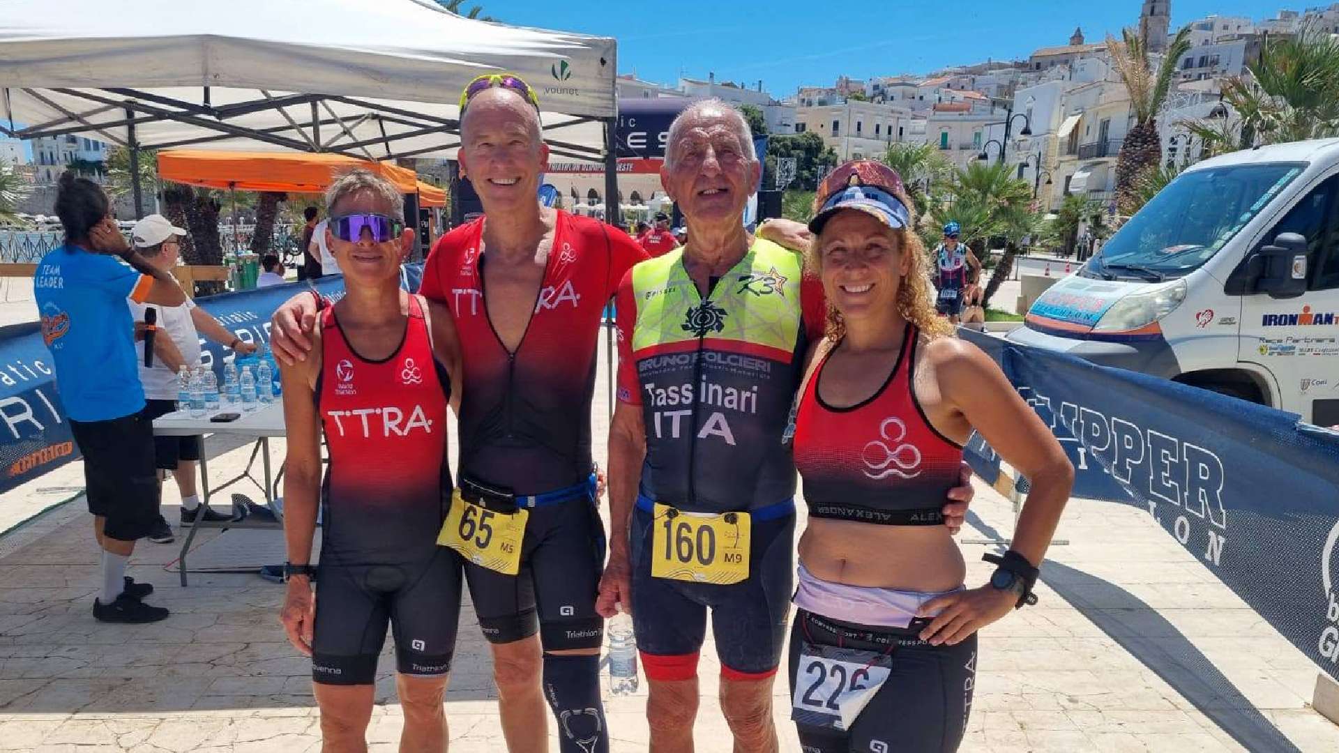 Eros Tassinari al triathlon di Vieste